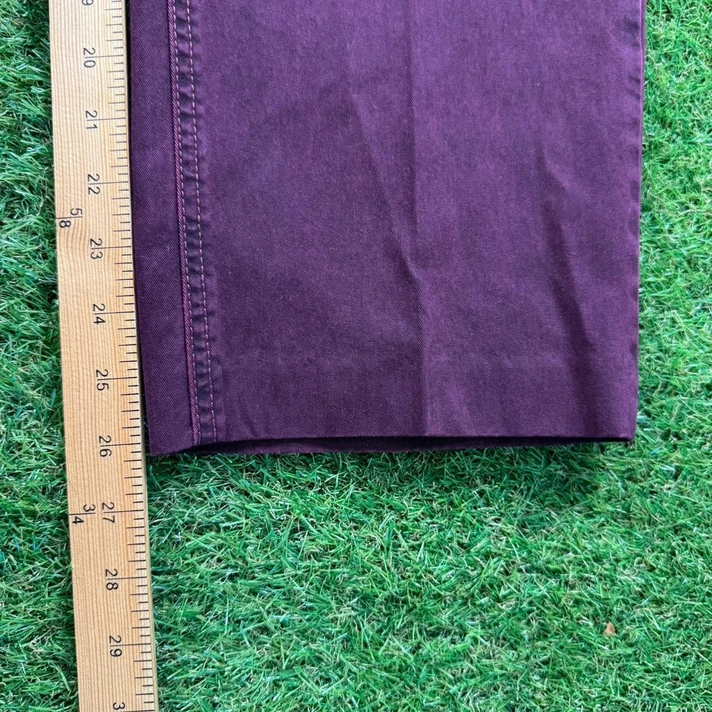 Bullock & Jones Jeans Mens‎ 35x26 Burgundy Stretch Denim Designer Macedonia